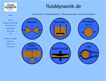 Tablet Screenshot of fluiddynamik.de